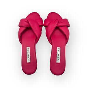 Title: Aquazzura Olie Crossover Flat Sandals – Size 38 / US 8